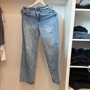 Kut from the Kloth Light Blue Straight-Leg Jeans